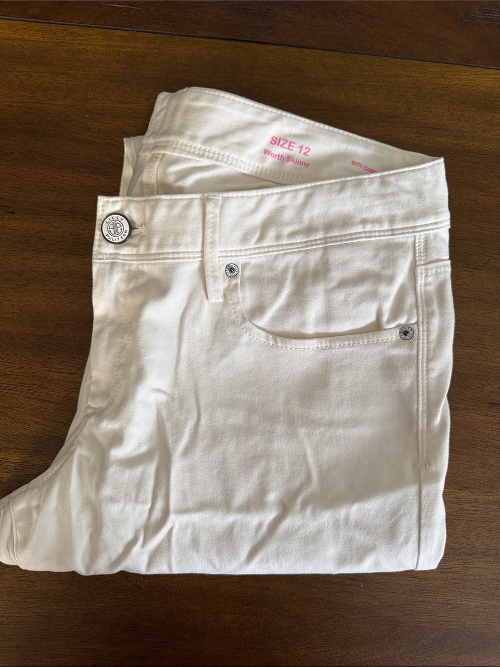 Lilly Pulitzer White Skinny Jeans - Worth Skinny